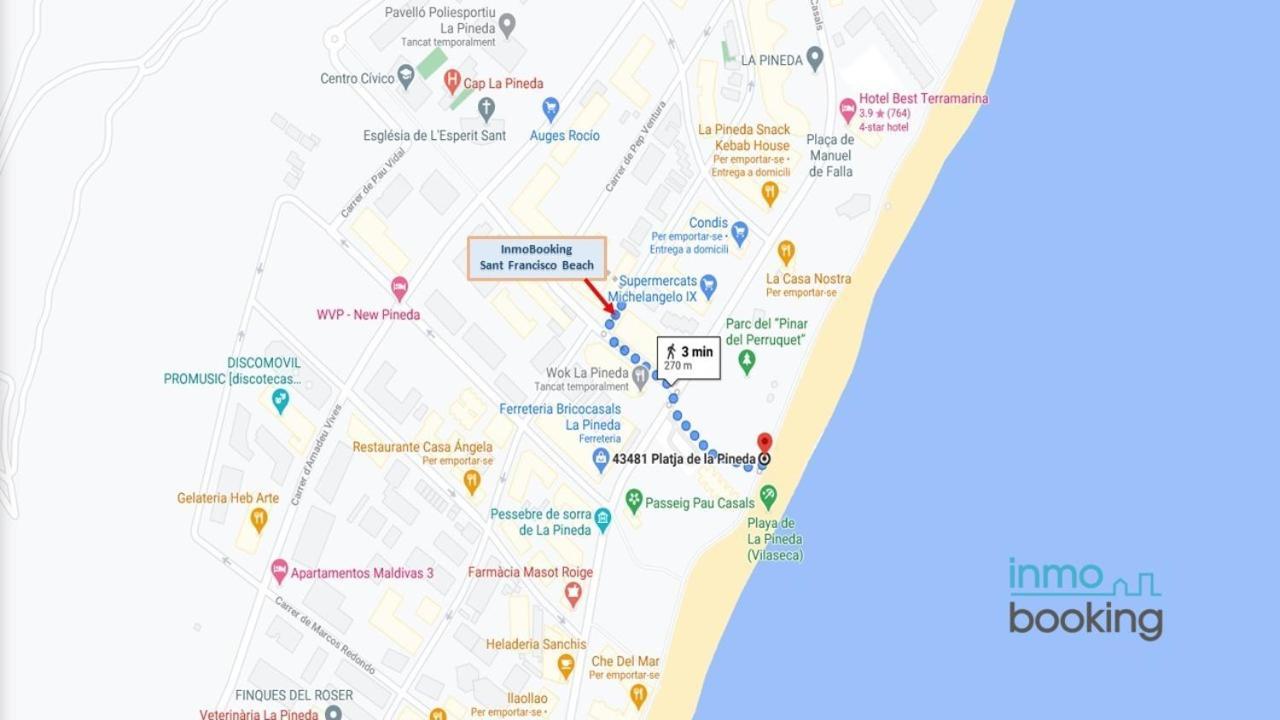 Sant Francisco Beach And Pool Apartment La Pineda Ngoại thất bức ảnh